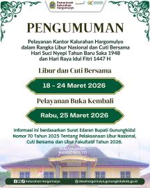 PENGUMUMAN LIBUR DAN CUTI BERSAMA HARI SUCI NYEPI DAN HARI RAYA IDUL FITRI 1447 H